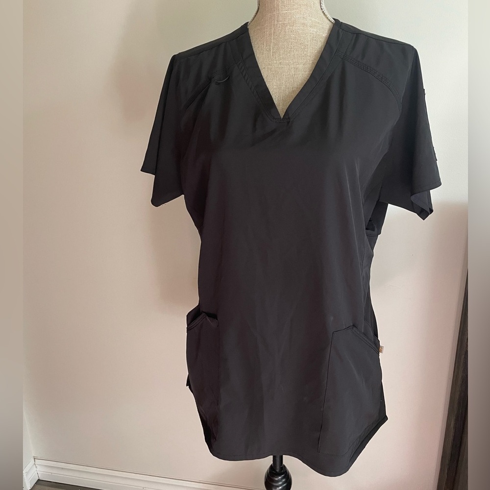 #206- CARHARTT-WOMEN'S FORCE LIBERTY TWILL V-NECK SCRUB TOP